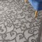 Homeroots 4 x 6 ft. Gray & Charcoal Indoor & Outdoor Area Rug 385014 - alternate 4